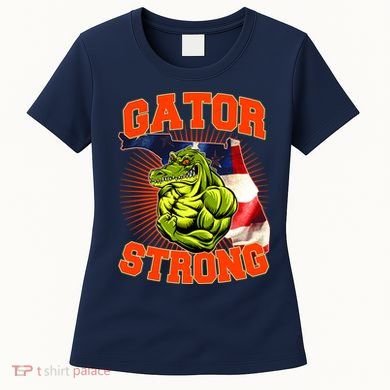Florida State Gator Strong USA Flag Women's T-Shirt