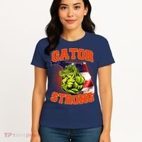 Florida State Gator Strong USA Flag Women's T-Shirt thumb 4