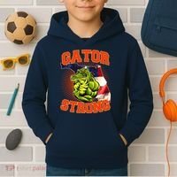 Florida State Gator Strong USA Flag Kids Hoodie thumb 2