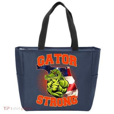 Florida State Gator Strong USA Flag Tote Bag