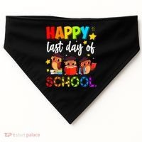 Funny School Gift Cute Owl Last Day Of School Teacher USA-Made Doggie Bandana thumb 0
