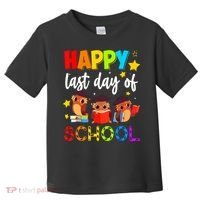 Funny School Gift Cute Owl Last Day Of School Teacher Toddler T-Shirt thumb 0