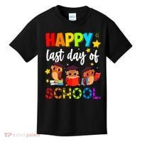 Funny School Gift Cute Owl Last Day Of School Teacher Kids T-Shirt thumb 0