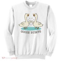 Funny Silly Goose Bumps Pun Fist Bump Goose Farmcore Sweatshirt thumb 0
