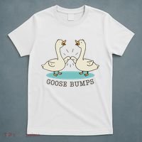 Funny Silly Goose Bumps Pun Fist Bump Goose Farmcore T-Shirt thumb 5