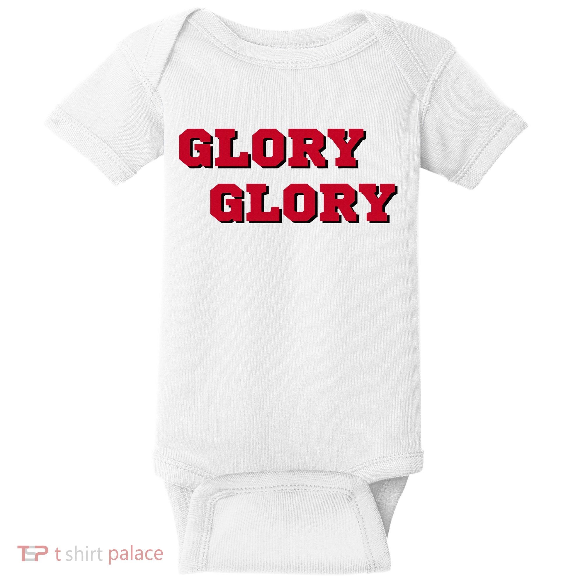 Fight Song Glory Glory Georgia Baby Bodysuit