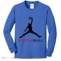 Funny S Gift Pickleball Gift Kids Long Sleeve Shirt thumb 0