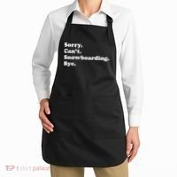 Funny Snowboarding Gift Apron thumb 2