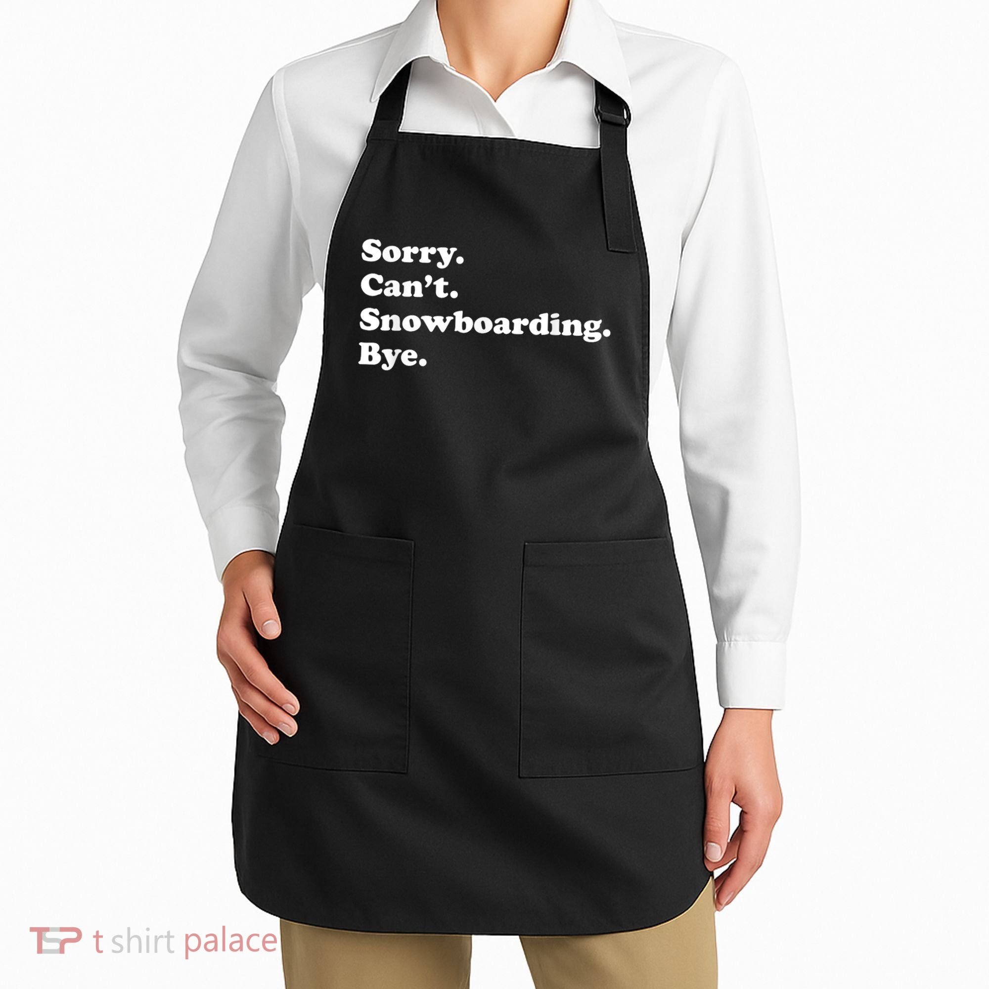 Funny Snowboarding Gift Apron