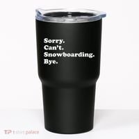 Funny Snowboarding Gift Tumbler thumb 0