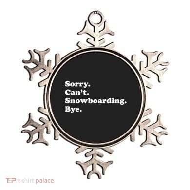 Funny Snowboarding Gift Ornament