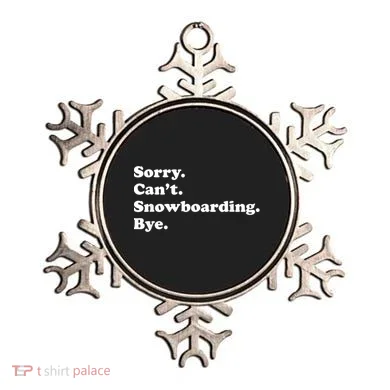 Funny Snowboarding Gift Ornament
