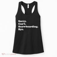 Funny Snowboarding Gift Women's Tank Top thumb 0