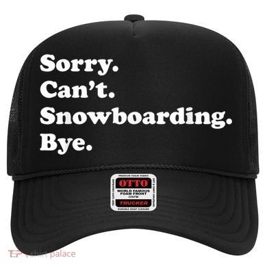 Funny Snowboarding Gift Hat