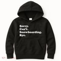 Funny Snowboarding Gift Kids Hoodie thumb 0