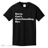 Funny Snowboarding Gift Kids T-Shirt thumb 0