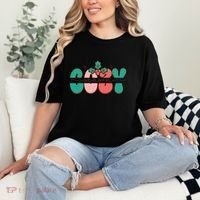 Festive Season Greetings Illustration Comfort Colors T-Shirt thumb 2