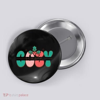 Festive Season Greetings Illustration Button