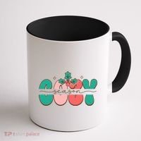 Festive Season Greetings Illustration Coffee Mug thumb 1