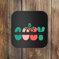 Festive Season Greetings Illustration Coaster thumb 0