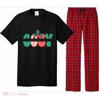 Festive Season Greetings Illustration Pajama Set thumb 0
