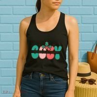 Festive Season Greetings Illustration Women's Tank Top thumb 2