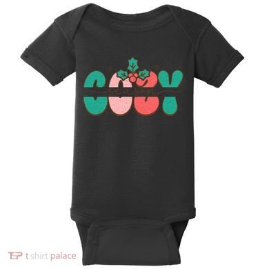 Festive Season Greetings Illustration Baby Bodysuit