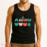 Festive Season Greetings Illustration Tank Top thumb 3