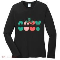 Festive Season Greetings Illustration Women's Long Sleeve Shirt thumb 0
