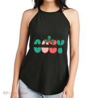 Festive Season Greetings Illustration Women's Perfect Tri Rocker Tank thumb 2
