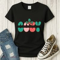Festive Season Greetings Illustration Women's T-Shirt thumb 3
