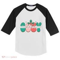 Festive Season Greetings Illustration Kids Colorblock Raglan Jersey thumb 0