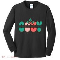 Festive Season Greetings Illustration Kids Long Sleeve Shirt thumb 0