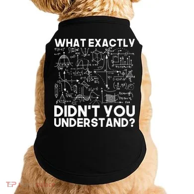 Funny Science Gift Idea Physicist Math Physics Doggie Tank