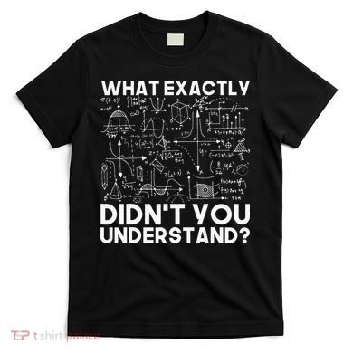 Funny Science Gift Idea Physicist Math Physics T-Shirt