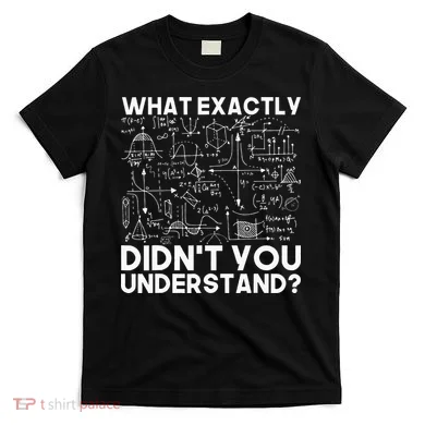 Funny Science Gift Idea Physicist Math Physics T-Shirt