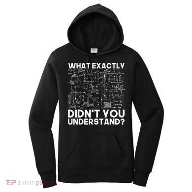 Funny Science Gift Idea Physicist Math Physics Women's Hoodie