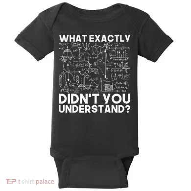 Funny Science Gift Idea Physicist Math Physics Baby Bodysuit