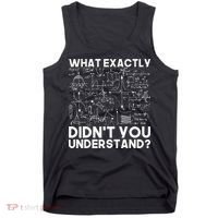 Funny Science Gift Idea Physicist Math Physics Tank Top thumb 0