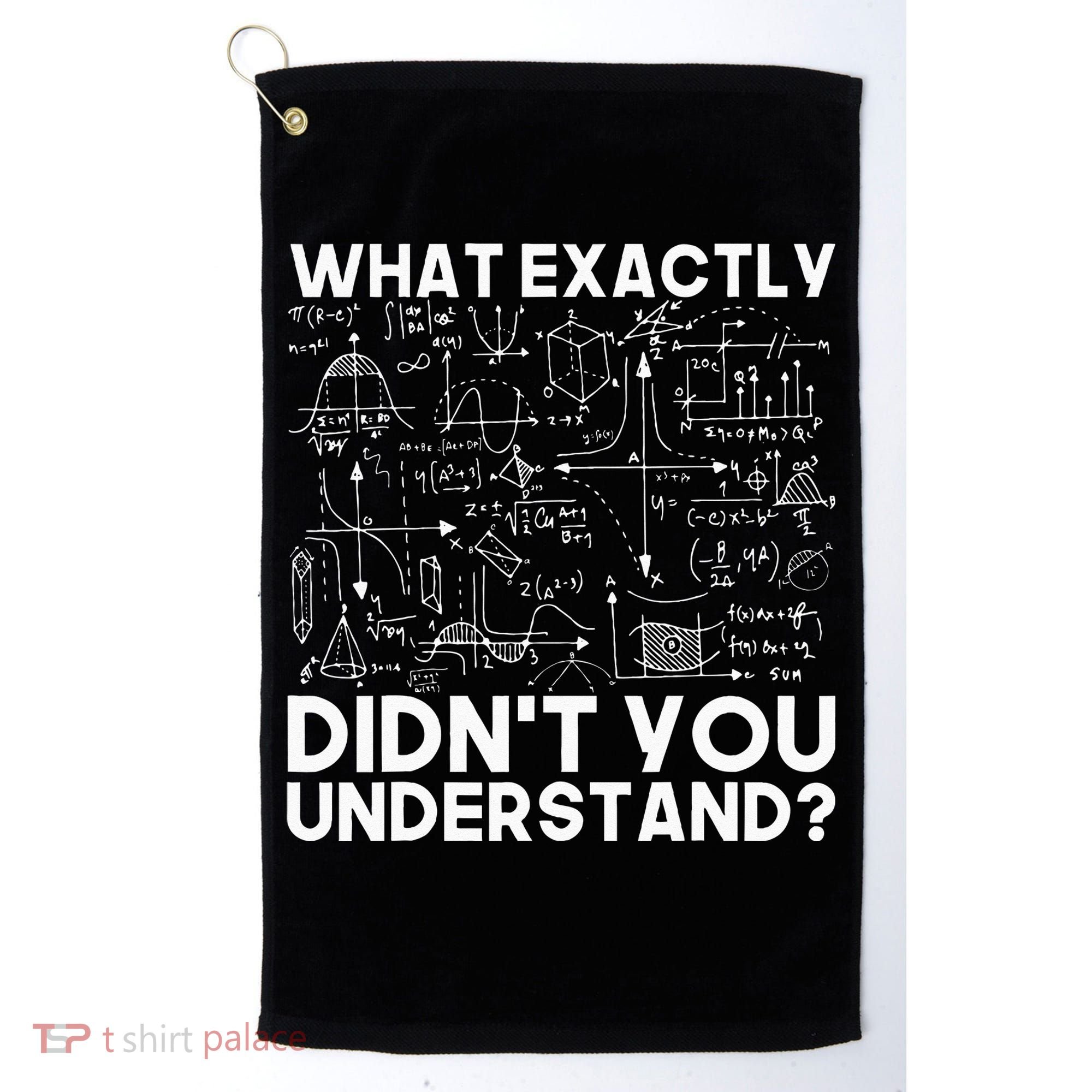 Funny Science Gift Idea Physicist Math Physics Golf Towel