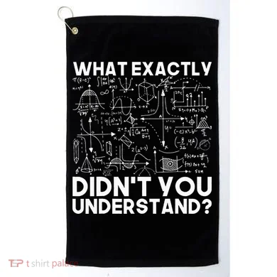 Funny Science Gift Idea Physicist Math Physics Golf Towel