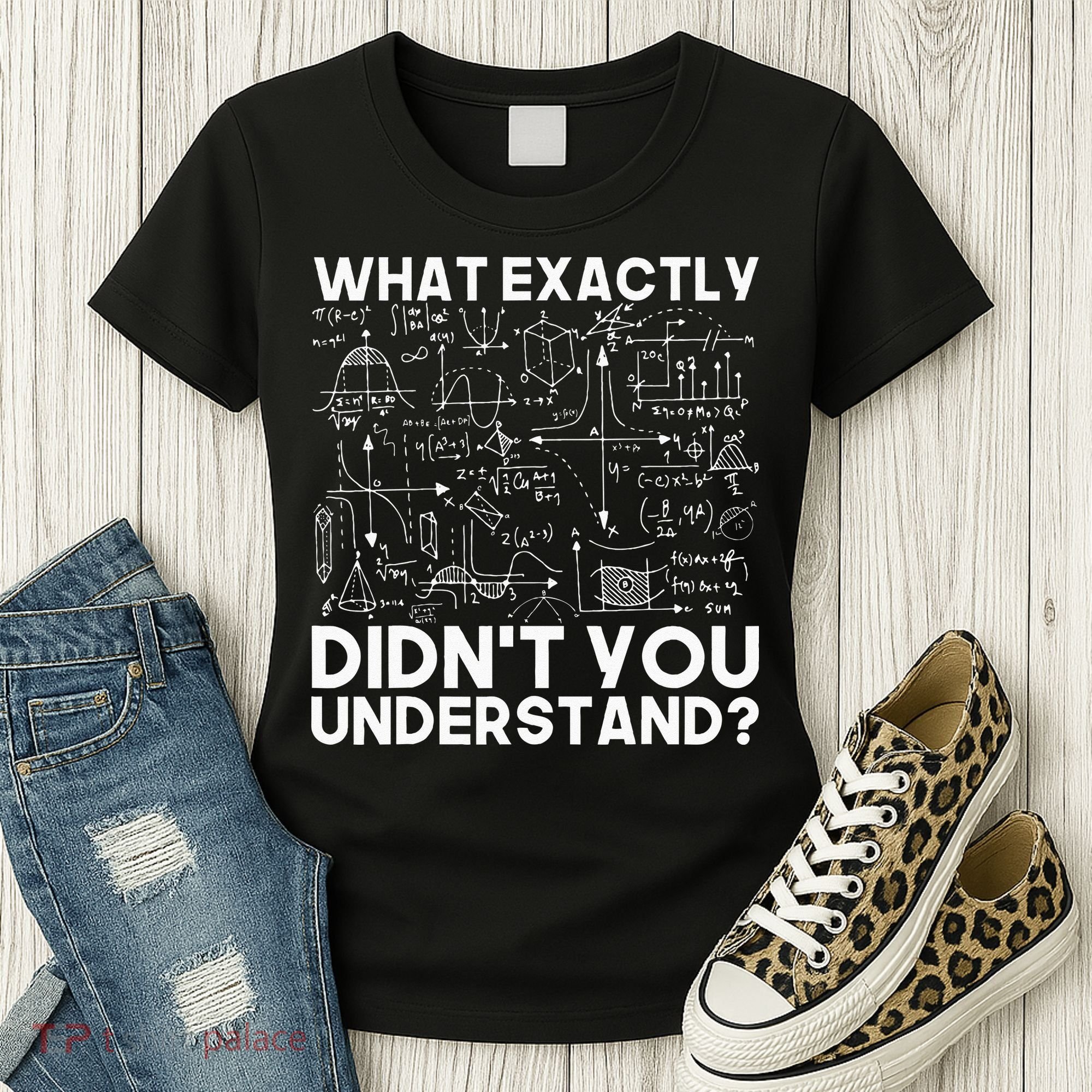 Funny Science Gift Idea Physicist Math Physics Women's T-Shirt
