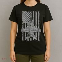 F18 Super Hornet Jet Airplane Vintage Flag T-Shirt thumb 4