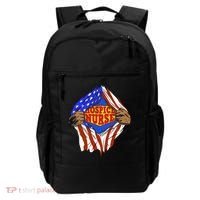 Funny Super Hospice Nurse Hero Job Cute Gift Backpack thumb 0