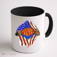 Funny Super Hospice Nurse Hero Job Cute Gift Coffee Mug thumb 1