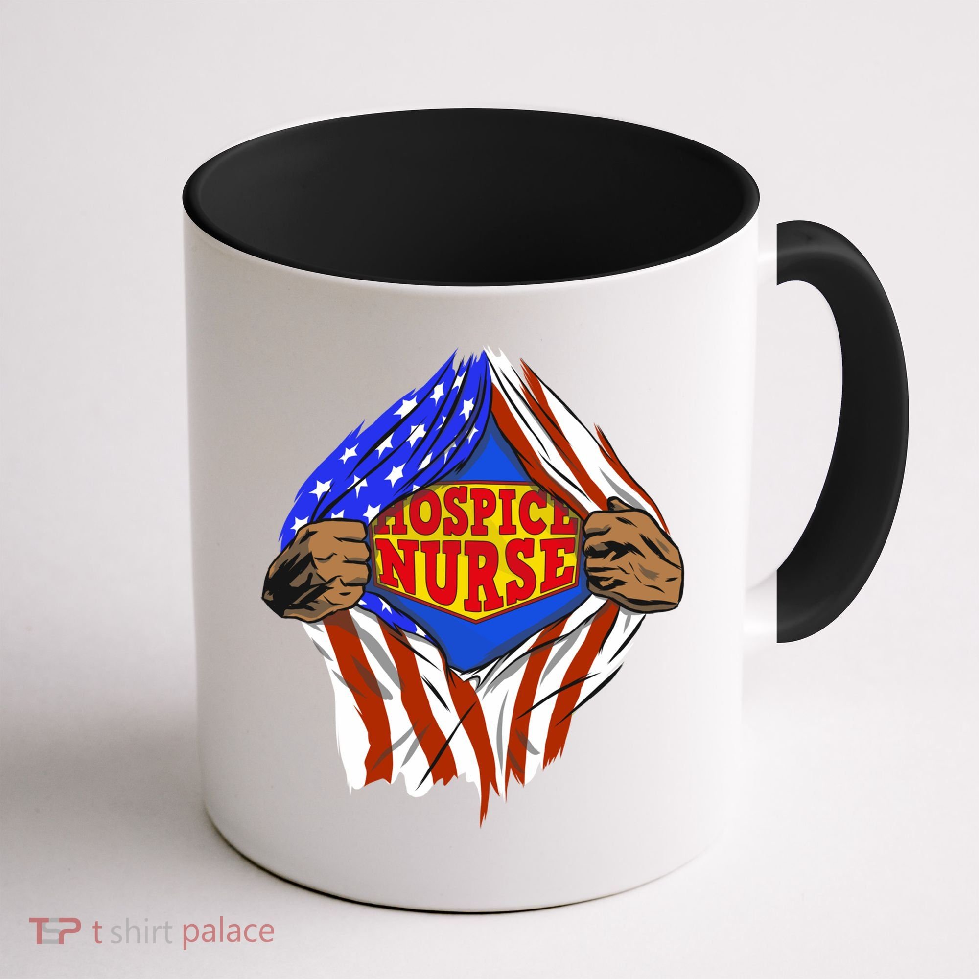 Funny Super Hospice Nurse Hero Job Cute Gift Coffee Mug
