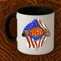 Funny Super Hospice Nurse Hero Job Cute Gift Coffee Mug thumb 2