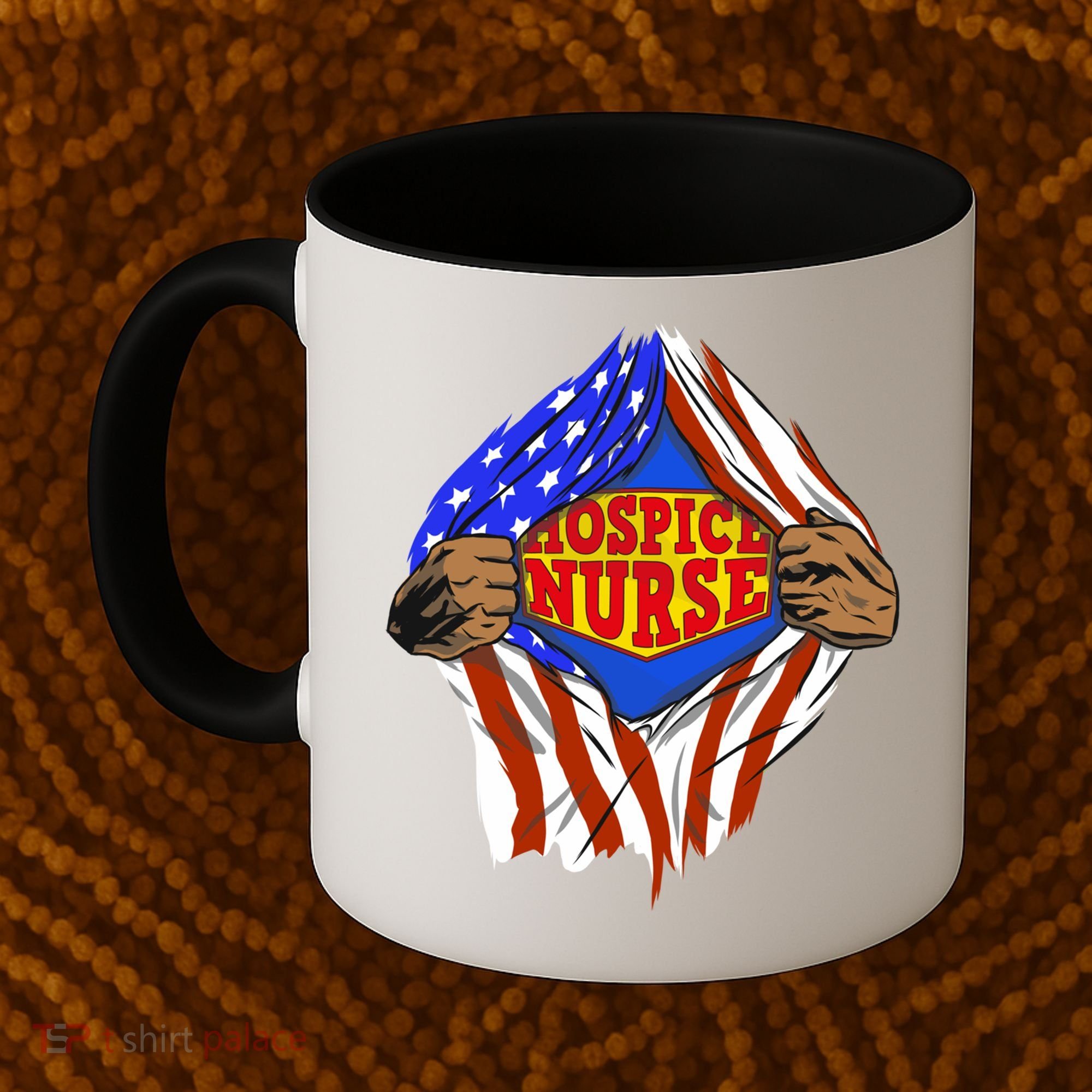 Funny Super Hospice Nurse Hero Job Cute Gift Coffee Mug