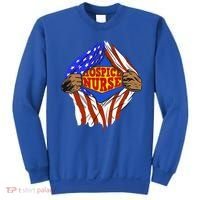 Funny Super Hospice Nurse Hero Job Cute Gift Sweatshirt thumb 0