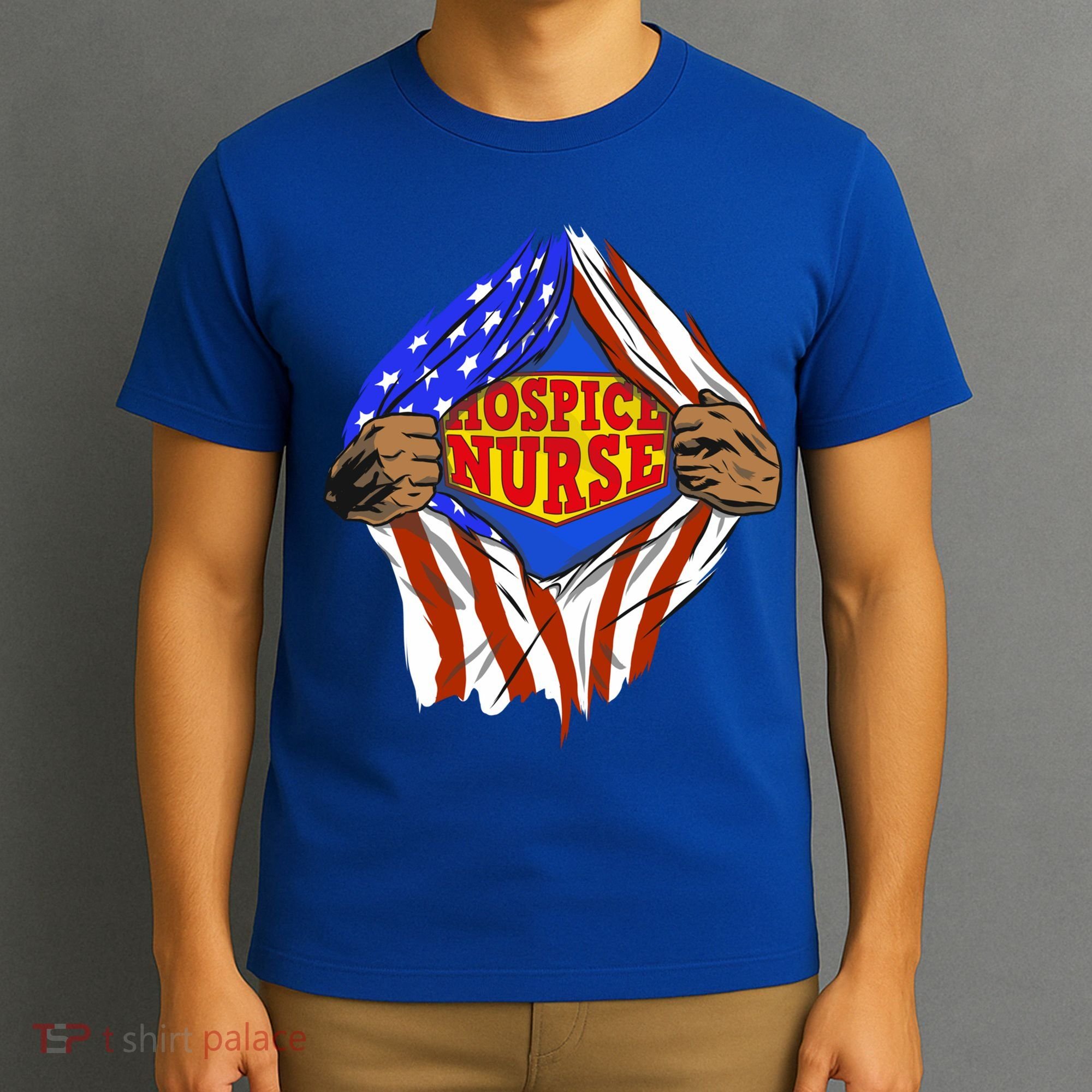 Funny Super Hospice Nurse Hero Job Cute Gift T-Shirt